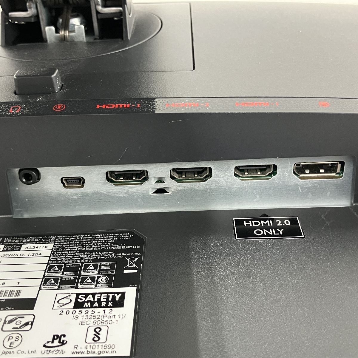  BenQ XL 2411 24型 ゲーミングモニター ディスプレイ モニター本体 ディスプレイ モニター