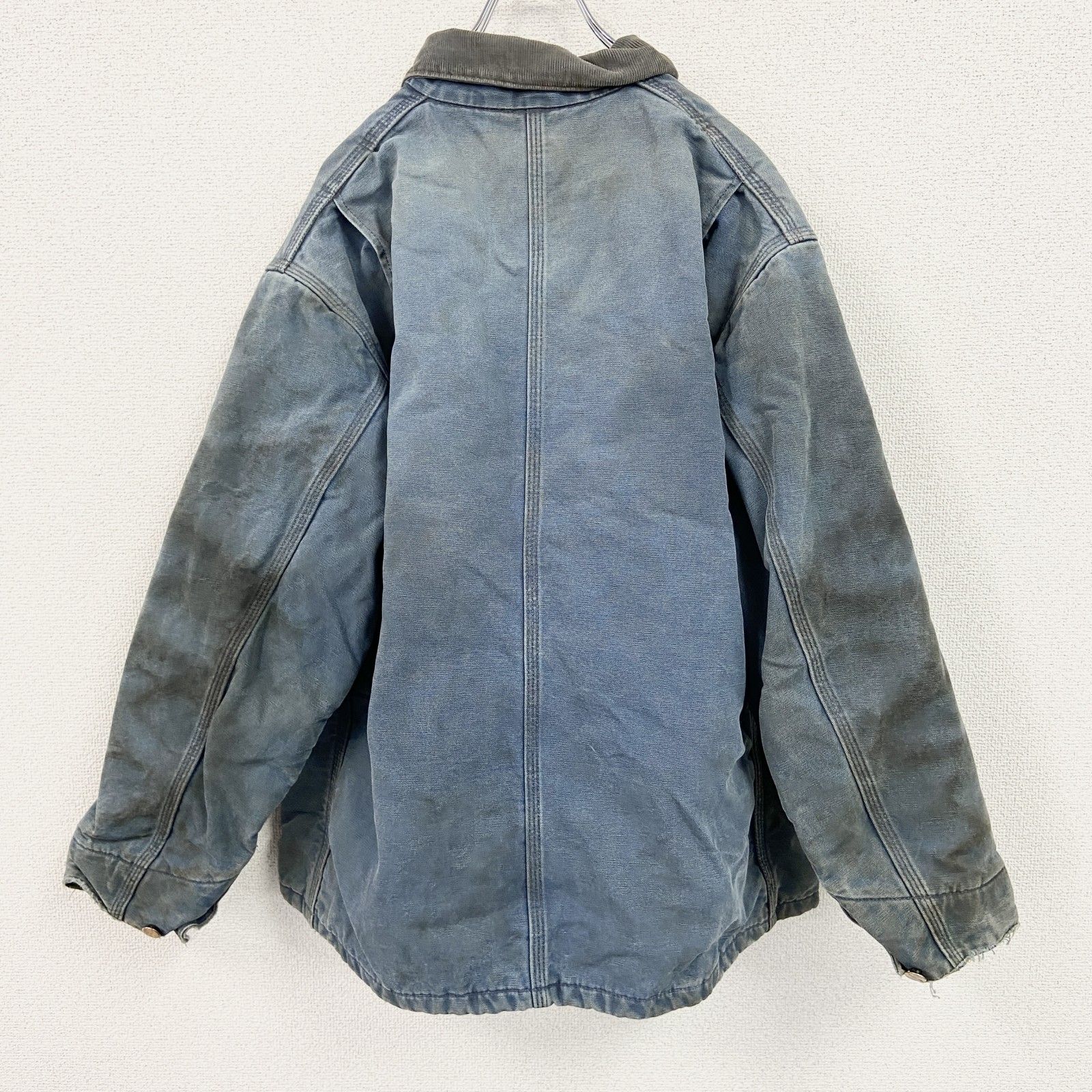 k*3様 90sヴィンテージ USA製古着CARHARTTカーハートミシガンチョ 80's~90's Carhartt Michigan Chore Coat Blanket Lined Jacket SIZE M