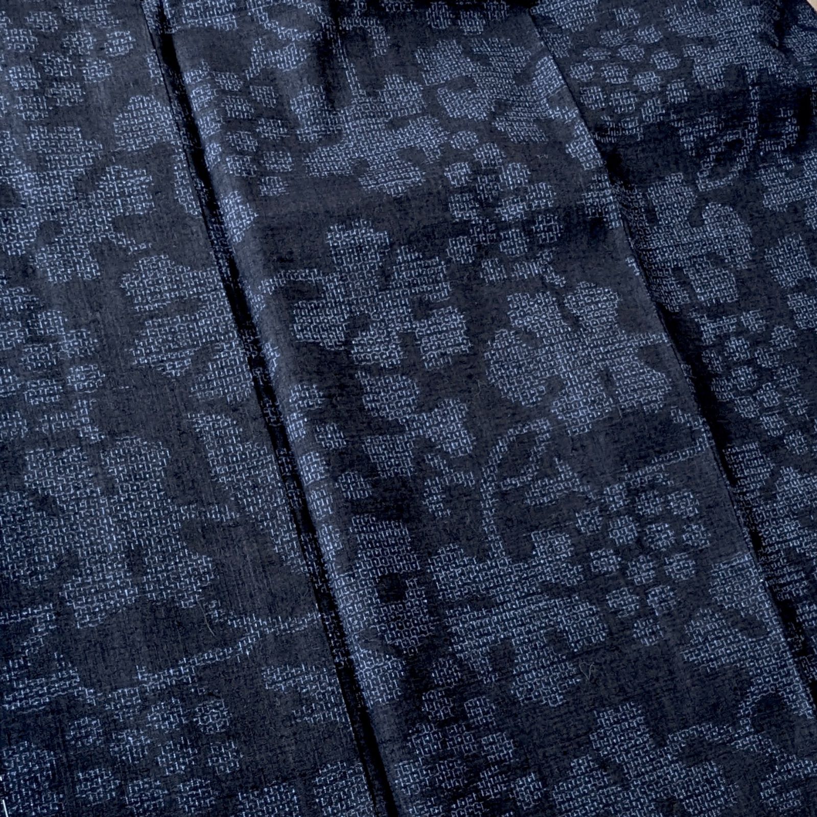 未使用品 逸品 お洒落 重要無形文化財 結城紬 正絹 小紋 K1045 - メルカリ