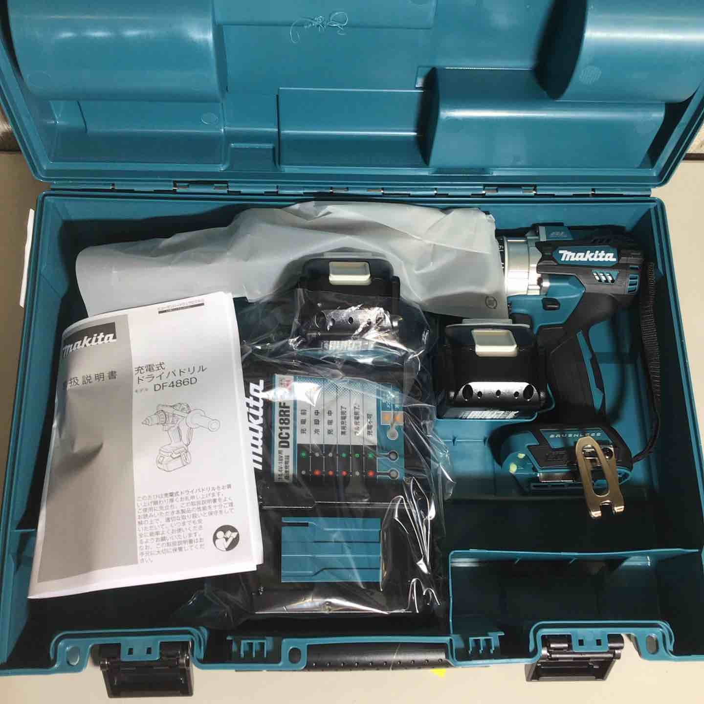 マキタ makita コードレス ドリルドライバー DF486DRGX フルセット ドリドラ 純正 充電式 18V 戸田店