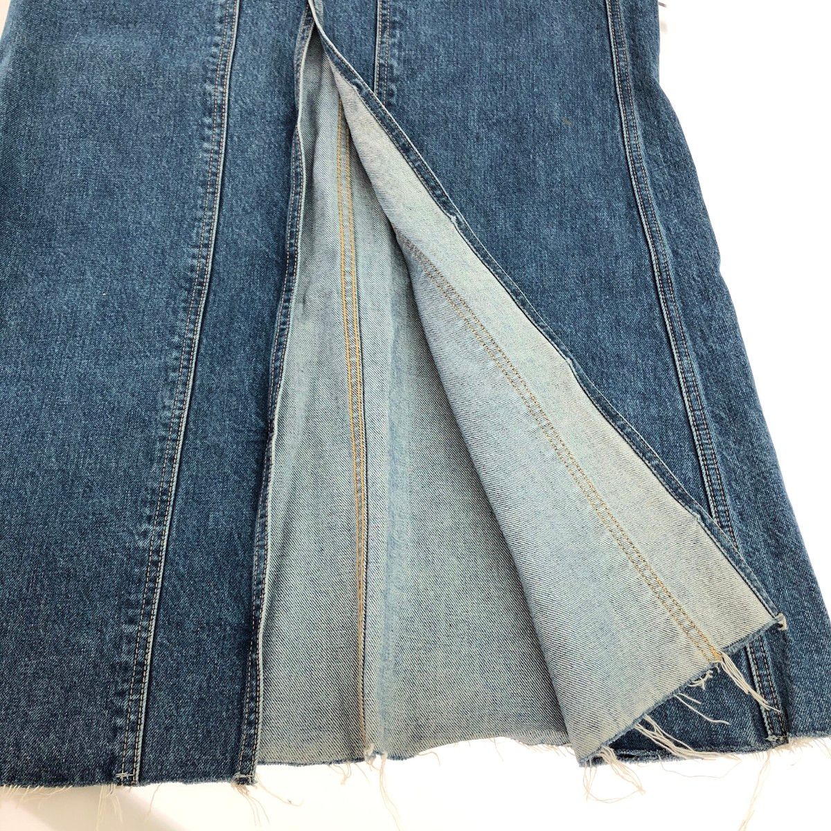 SLVRLAKE シルバーレイク デニムマキシスカート サイズ:20  