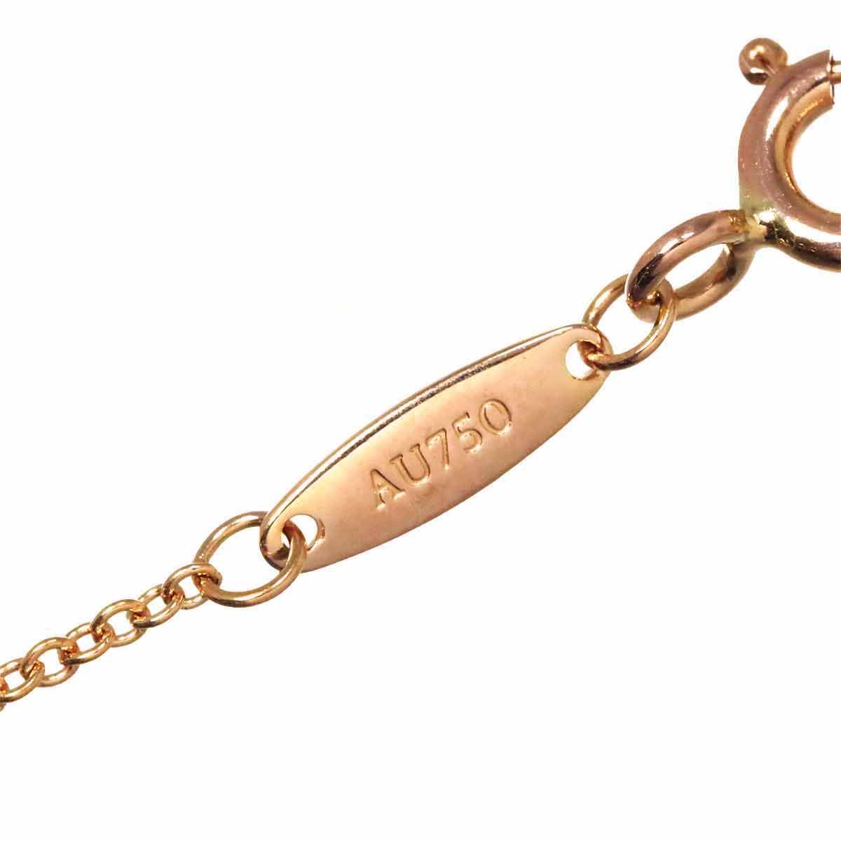 ティファニー　バイザヤード　K18 750 Tiffany ティファニー K18 750 ダイヤ バイザヤード ネックレス - メルカリ