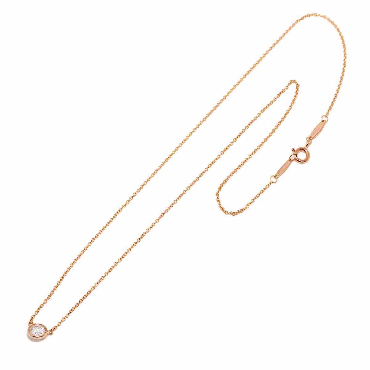ティファニー ダイヤ 1P バイ ザ ヤード ネックレス 40cm K18YG 楽天市場】(新品仕上げ済）ティファニー TIFFANY バイザヤード ダイヤ