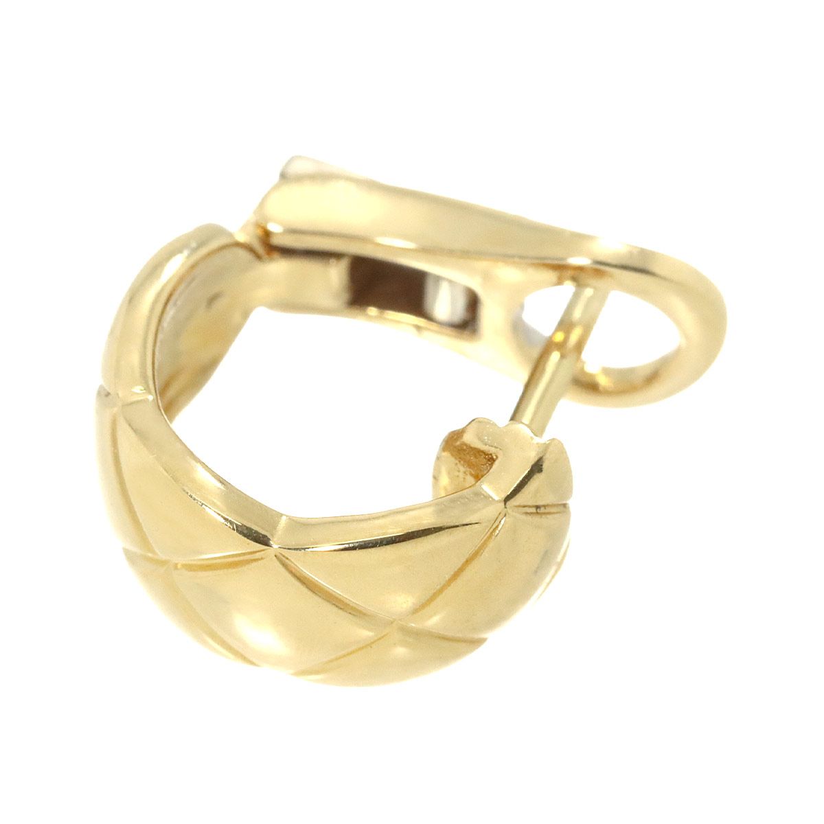 シャネルのゴールド イヤリング片方だけ シャネル☆彡CHANEL☆片方のみゴールドロゴイヤリング