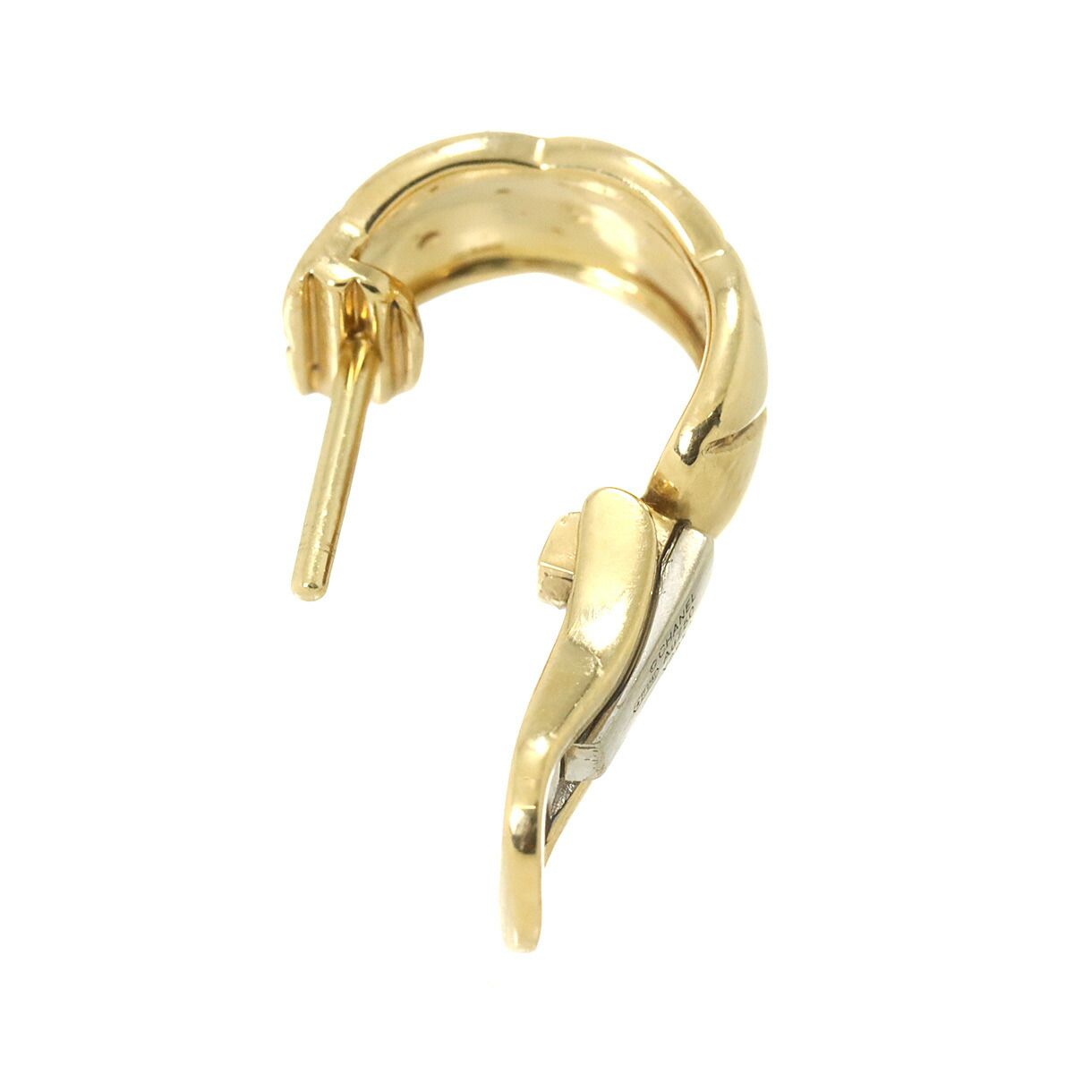 シャネル CHANEL ココ クラッシュ イヤリング K18 YG イエローゴールド