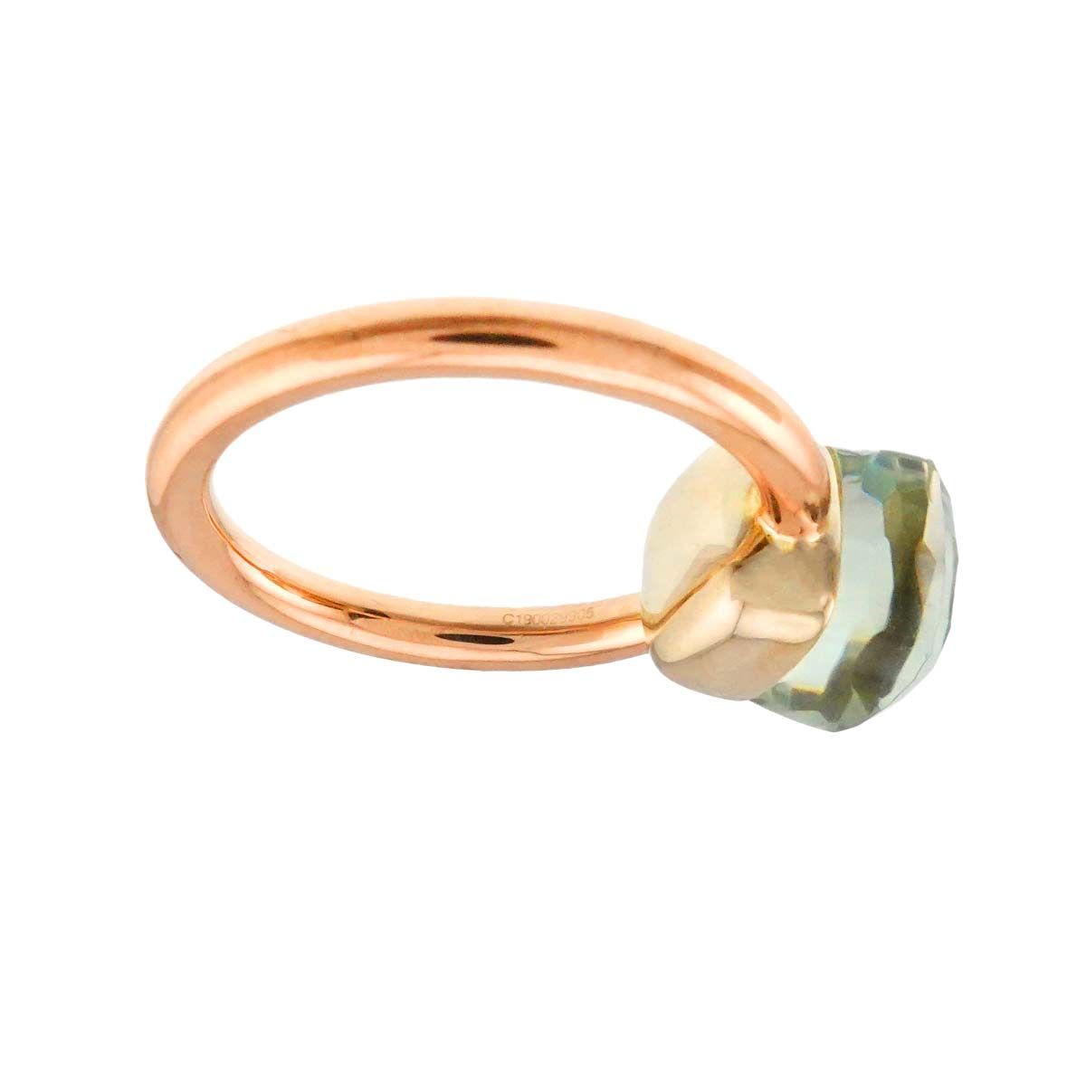 ポメラート Pomellato ヌード プチ #51 リング プラシオライト K18 PG