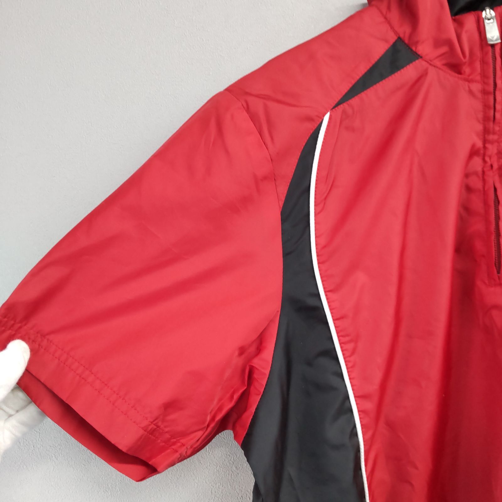 Callaway キャロウェイ ゴルフジャージ ハーフジップ メンズ 赤 M