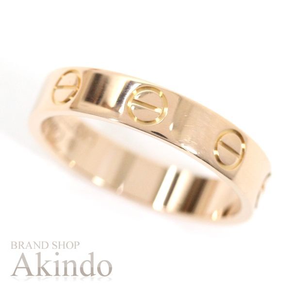 カルティエ リング ミニラブ ウェディング LOVE スモール K18PG 750 ピンクゴールド 49 9号 メンズ レディース ミニ ラブ 指輪 Cartier プレゼント ギフト 記念日 ジュエリー ハイブランド エレガント ファッション