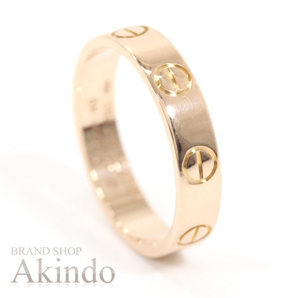 カルティエ リング ミニラブ ウェディング LOVE スモール K 18 PG 750 ピンクゴールド 49 9号 メンズ レディース ミニ ラブ 指輪 Cartier プレゼント ギフト 記念日 ジュエリー ハイブランド エレガント ファッション