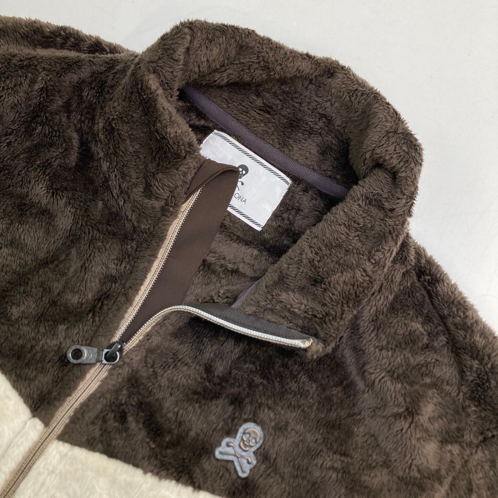 サイズ：L MARK&LONA マークアンドロナ ボアジャケット ブラウン系