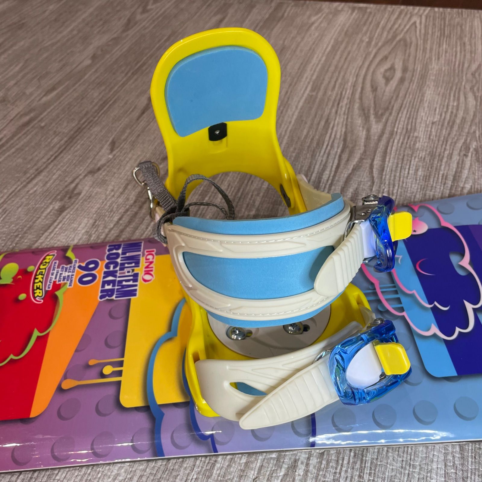 IGNIO キッズ スノーボード 90cm バイン ブーツ 18.0〜18.5cm 3点