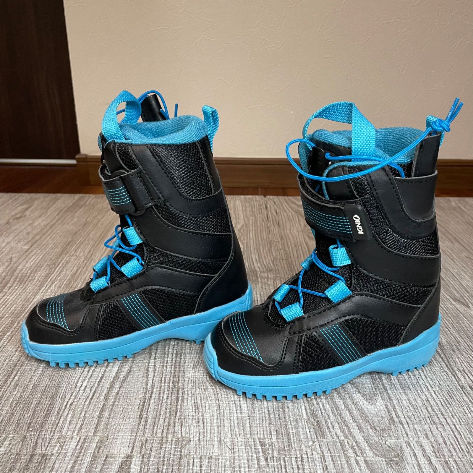 IGNIO キッズ スノーボード 90cm バイン ブーツ 18.0〜18.5cm 3点