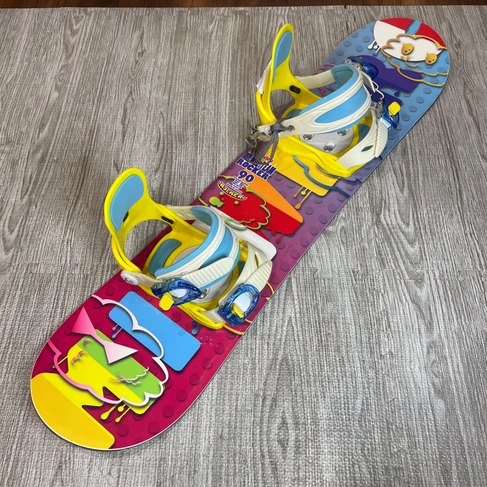 IGNIO　キッズスノーボードセット　98cm　イグニオバイン付3点セット IGNIO キッズ スノーボード 90cm バイン ブーツ 18.0〜18.5cm 3点