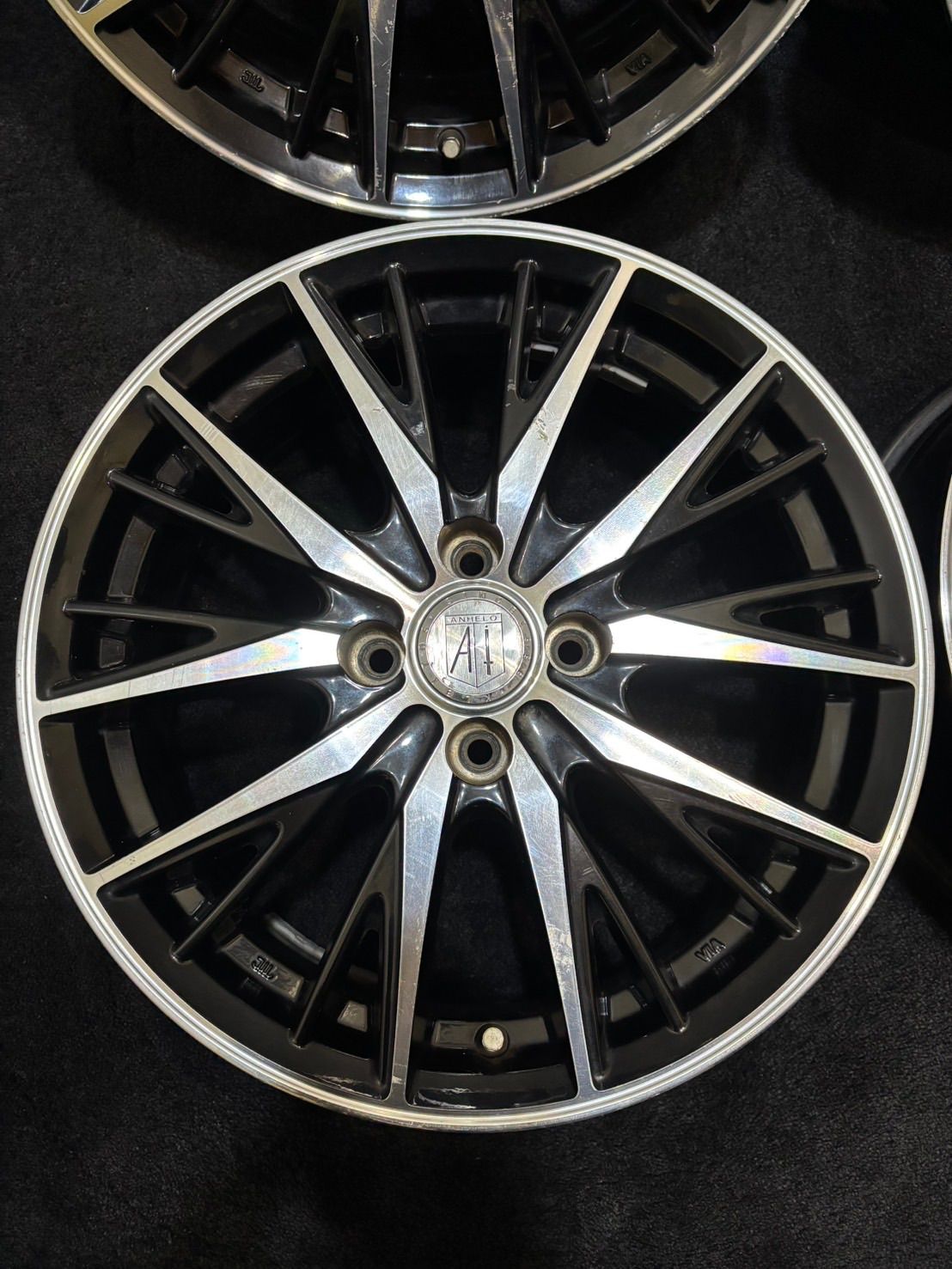  ANHELO 16インチ 6 J 43 100 4 H アルミホイール 4本 ライズ ロッキー プラポリ 1 K 729 16インチ ホイール