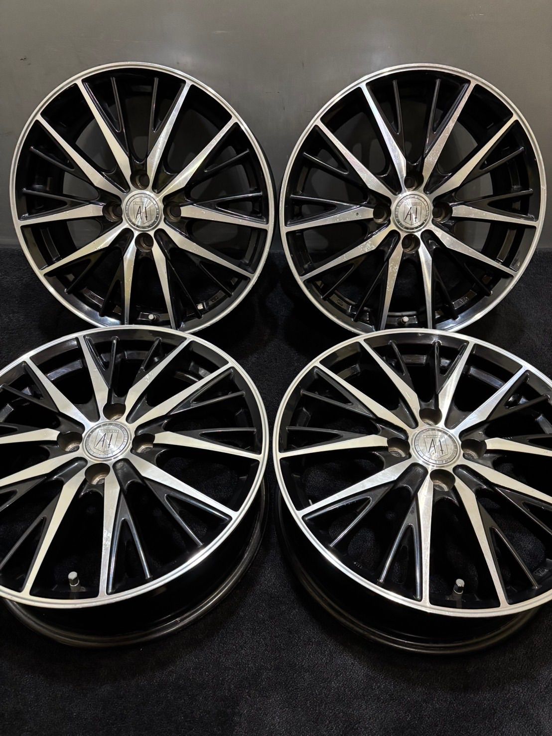 ANHELO 16インチ 6 J 43 100 4 H アルミホイール 4本 ライズ ロッキー プラポリ 1 K 729