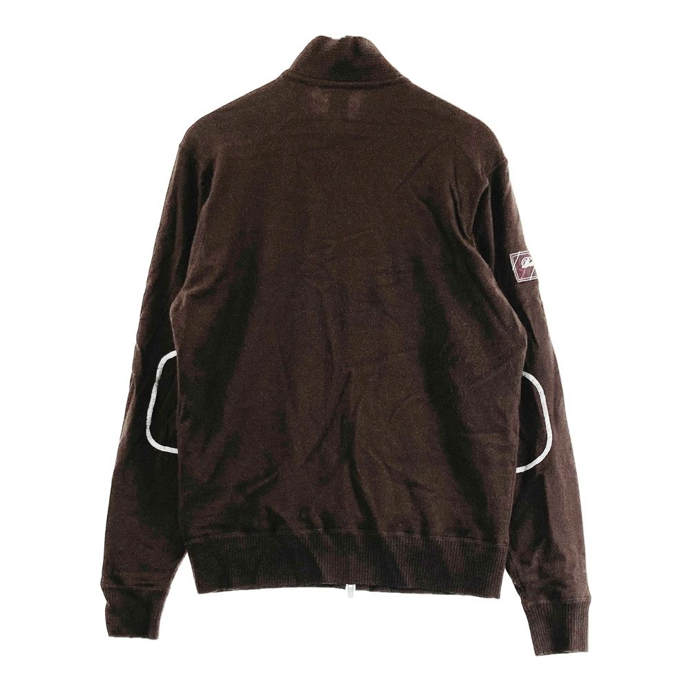 サイズ 3 ZOY ゾーイ 裏地付 ニットジャケット ブラウン系 ゴルフウェア メンズ ストスト