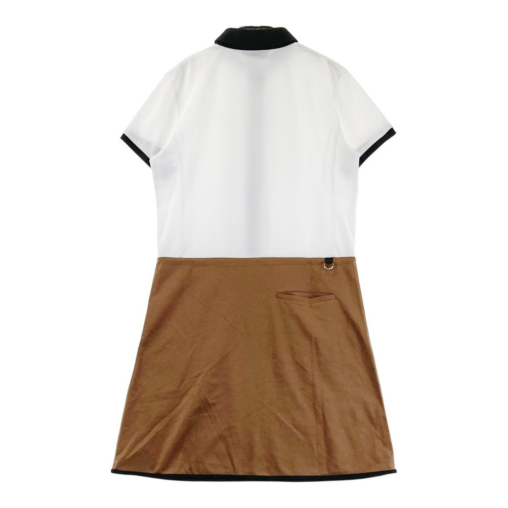 サイズ：38 LANVIN SPORT ランバン スポール 半袖ワンピース ホワイト