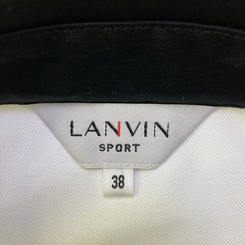 サイズ：38 LANVIN SPORT ランバン スポール 半袖ワンピース ホワイト