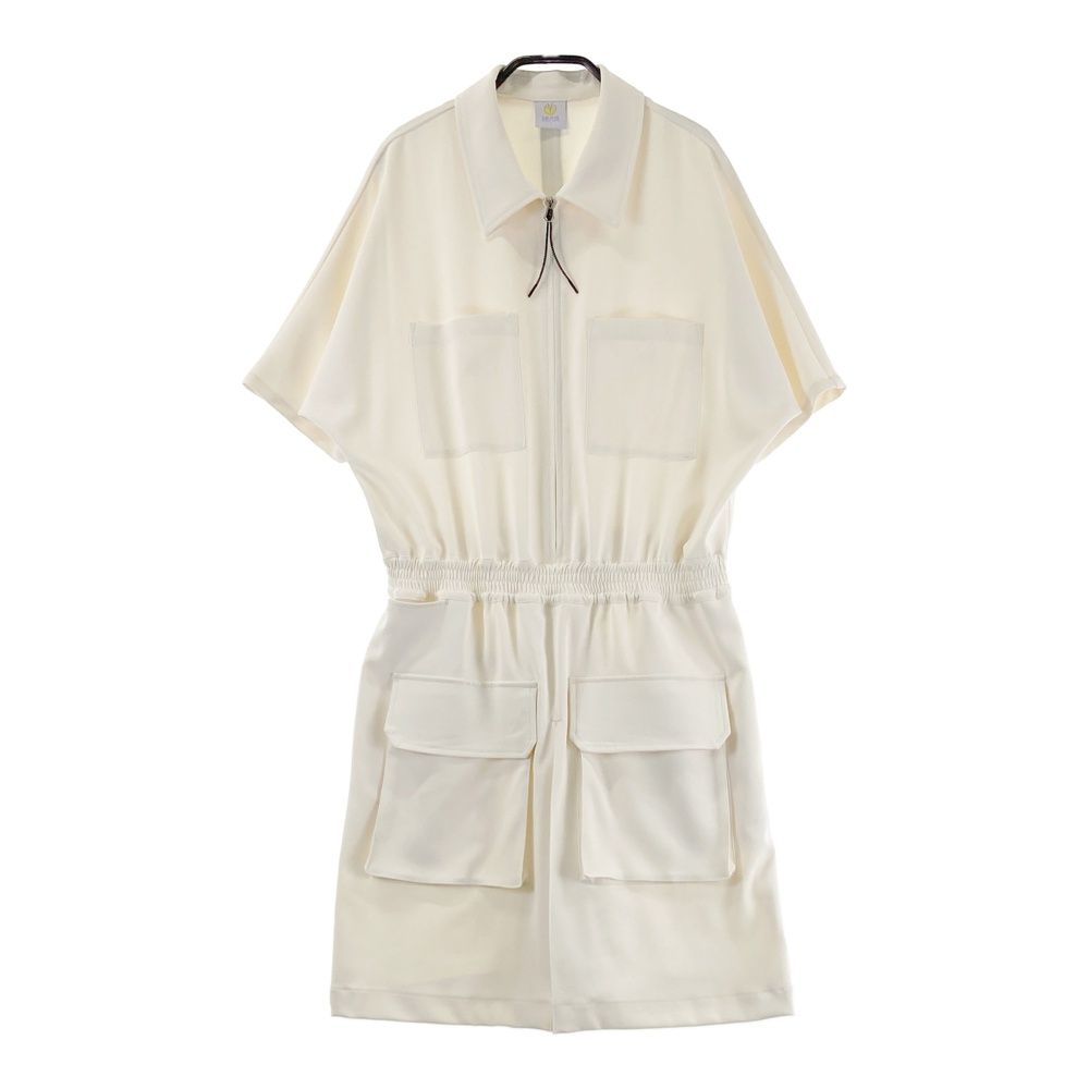 サイズ：1 TMG ティー エム ジー ハーフジップ 半袖ワンピース