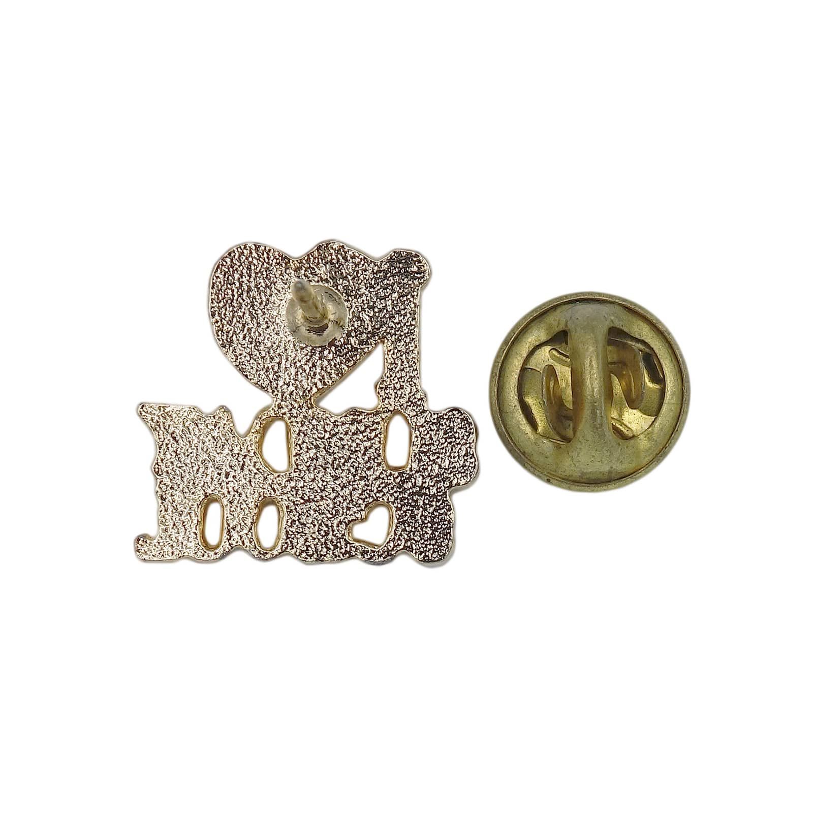 I LOVE SUNDAY SCHOOL メッセージ ピンズ 文字 英語 日曜学校 ハート