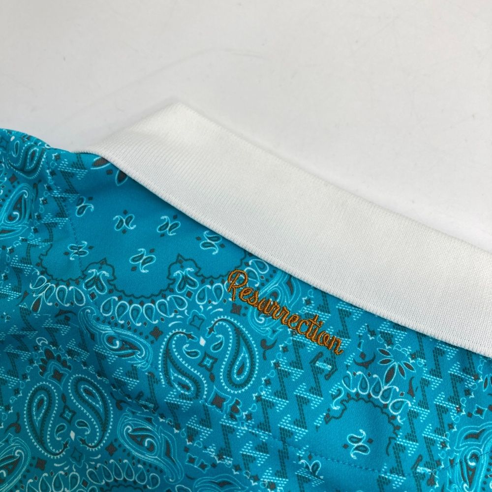 サイズ：M RESURRECTION レザレクション 2023年モデル 半袖ポロシャツ