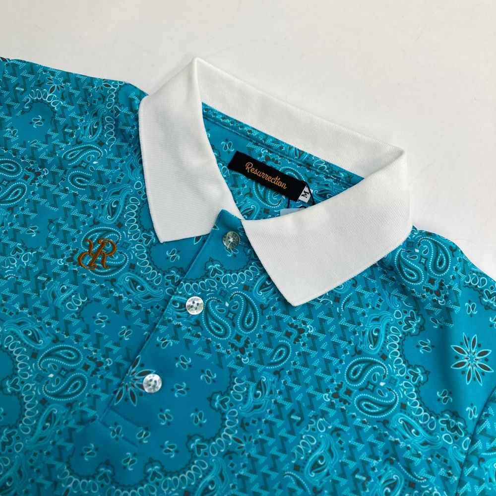 サイズ：M RESURRECTION レザレクション 2023年モデル 半袖ポロシャツ