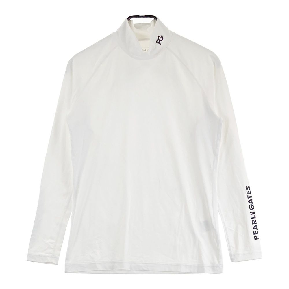 PEARLY GATES 購入 モックネック サイズ5 ホワイト パーリーゲイツ