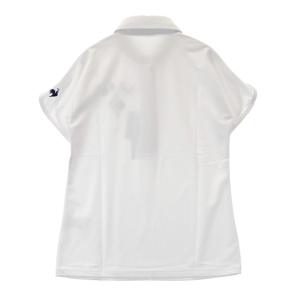サイズ S LE COQ GOLF ルコックゴルフ モデル 半袖ポロシャツ ホワイト系 ゴルフウェア レディース ストスト