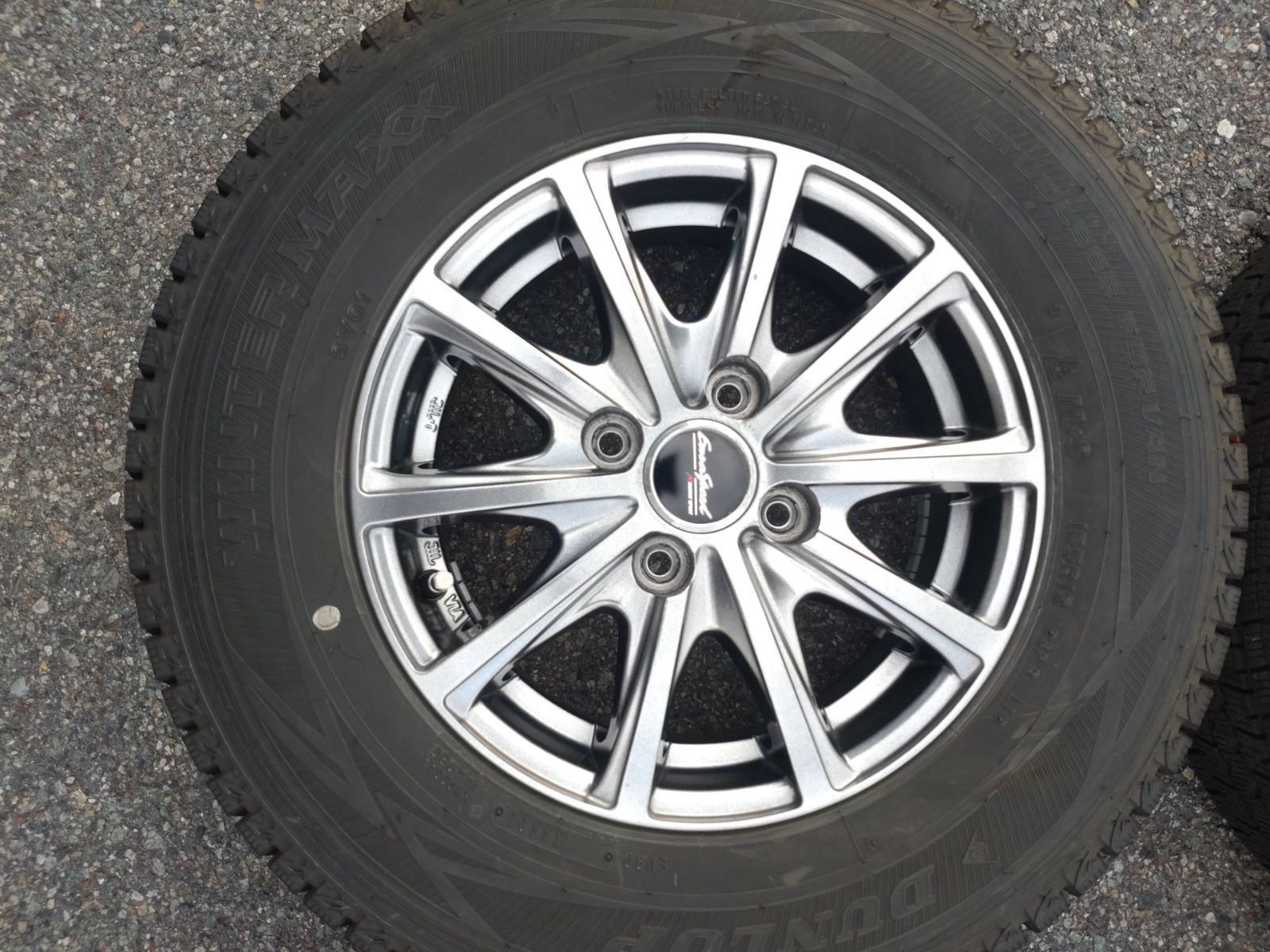 プロボックス マナレイスポーツ ユーロSPORTS 13インチ 3 5 J 35 100 4 H＆ ダンロップ SV 01 165 R 13 8 PR 4本