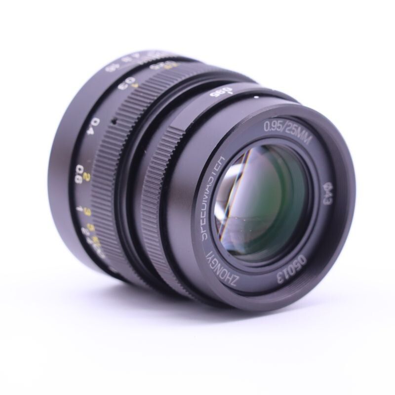 中一光学 単焦点レンズ SPEEDMASTER 25mm F0.95 マイクロフォーサーズ ブラック