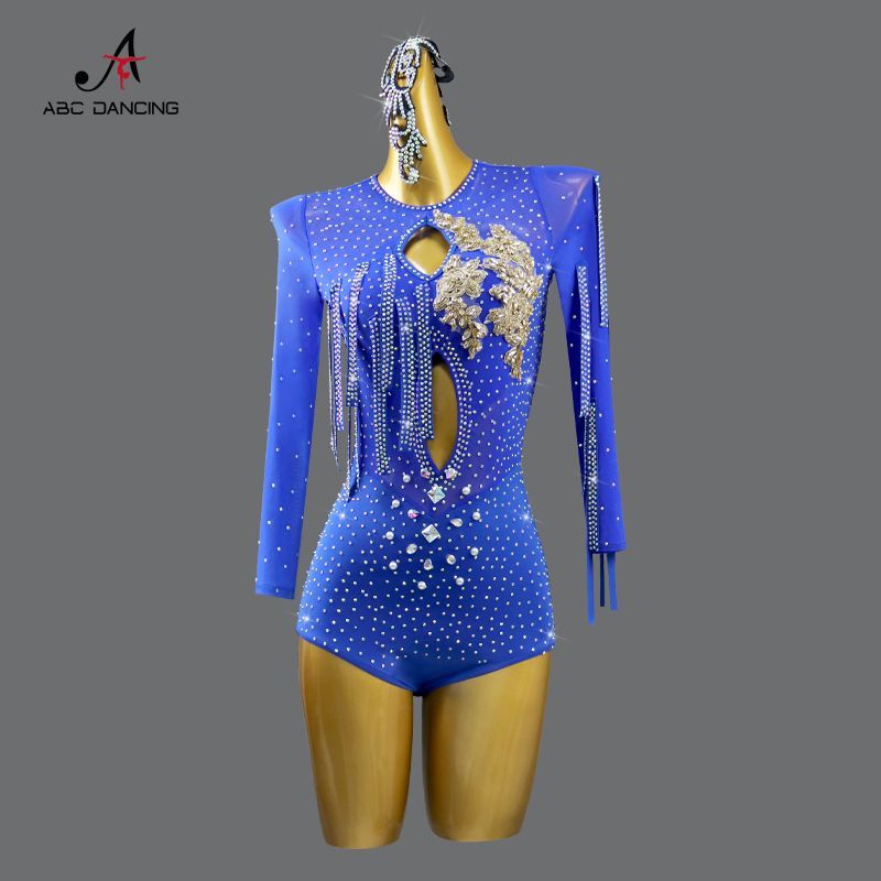 感 社交ダンス ドレス レディース 競技用 ステージ 舞台衣装 発表会 ダンスウェア ラテン サンバ ルンバ チャチャ ワルツ タンゴ モダンダンス パーティー 演出服 フラメンコ ベリーダンス フォーマルドレス P-159