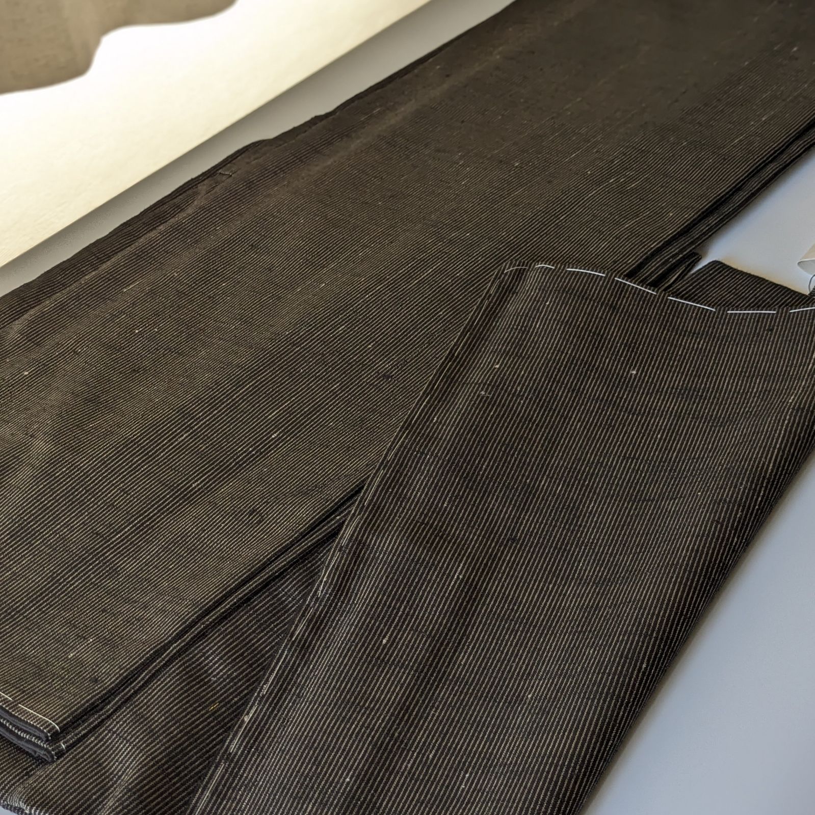 シュトラウス衣正絹桐生市織物いづみ織手織り