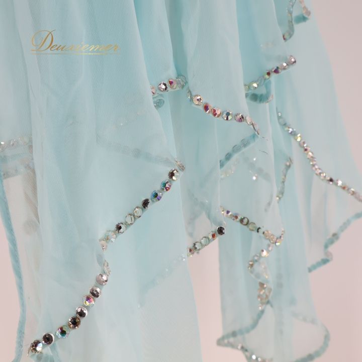 社交ダンス 衣装 ジャンティ gentil ラテン ドレス ワンピース 水色