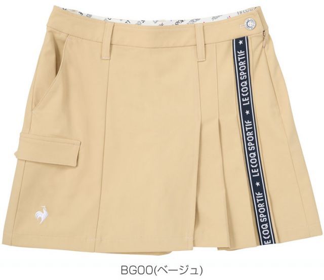 種類10：BG00(ベージュ)/S ルコックスポルティフ ゴルフ レディース ウェア キュロットパンツ QGWXJD50 S-LL 