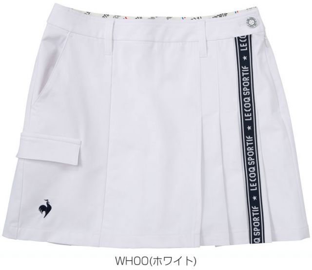 ゴルフ 種類3：WH00(ホワイト)/LL ルコックスポルティフ ゴルフ レディース ウェア キュロットパンツ QGWXJD50 S-LL
