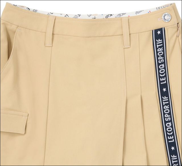 ゴルフ 種類3：WH00(ホワイト)/LL ルコックスポルティフ ゴルフ レディース ウェア キュロットパンツ QGWXJD50 S-LL