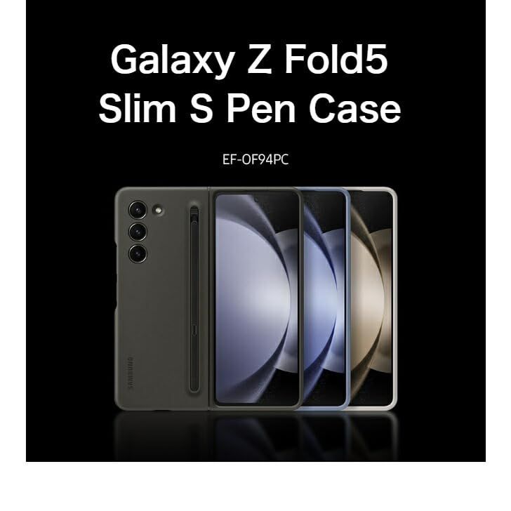 サムスン SAMSUNG Galaxy Z F 5 ケース Sペン搭載 スリム Sペン Slim S Pen Case EF OF 94 P 海外 スマホクリーナー セット ブラック