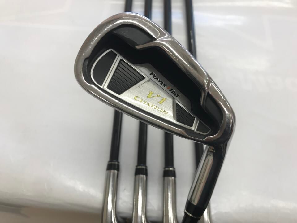 サイテーション V1 R オリジナルカーボン アイアンセット パワービルト 最短