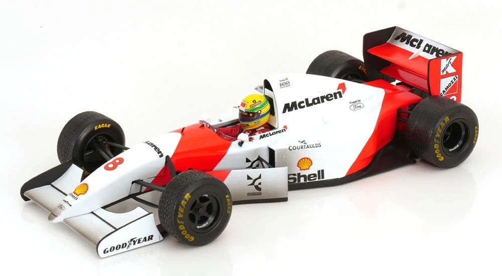 ミニチャンプス マクラーレン フォード MP4/8 A.セナ ヨーロッパGP ミニチャンプス 1/18 マクラーレン フォード MP4/8 優勝 ヨーロッパGP