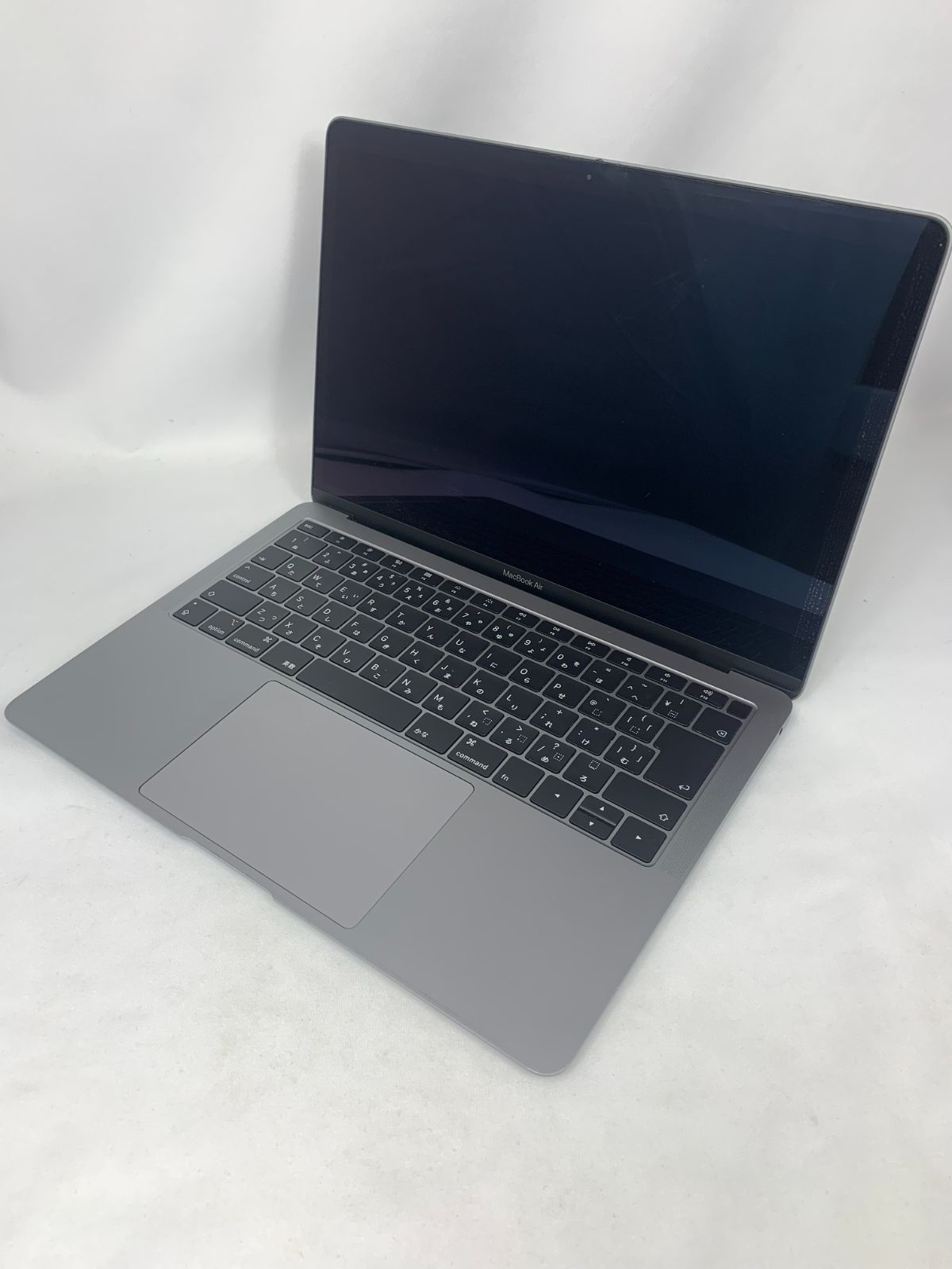 画面キズ有 Apple MacBook Air 2019年 13.3インチ スペースグレイ MVFJ 2 J A 10日間保証