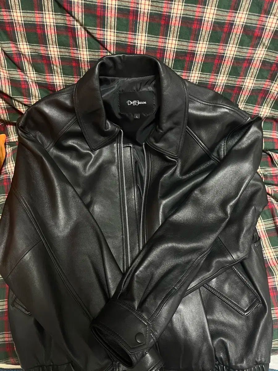 DOFFJASON ドフジェーソン オーバーサイズ ラムスキン ボマー ジャケット