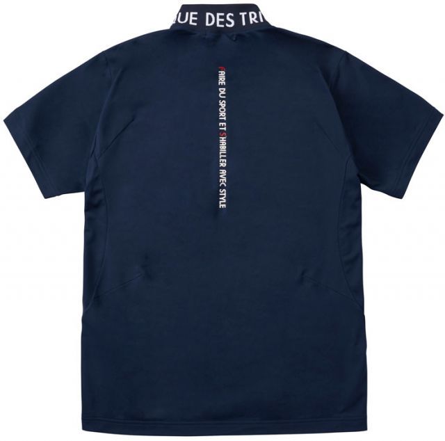 ARCHIVIO ネイビー メンズ　　ゴルフシャツ サイズ48 ルコックスポルティフ（lecoqsportif）（メンズ）ゴルフウェア 吸汗速