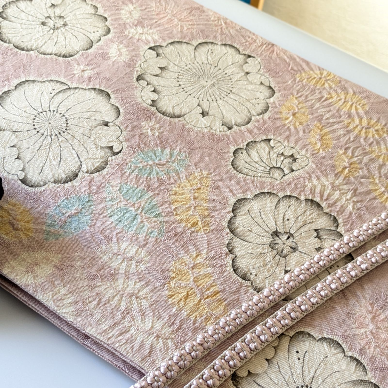 シュトラウス衣正絹桐生市織物いづみ織手織り