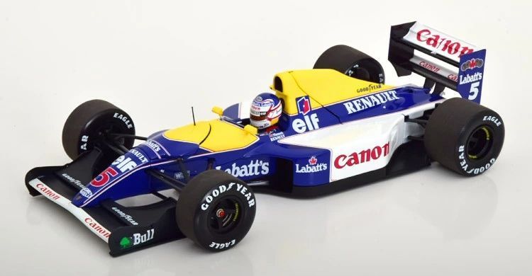 ミニチャンプス 1 18 ウィリアムズ ルノー FW14B ワールドチャンピオン 1992 マンセル デカール付 Minichamps Williams Renault Mansell 110920005