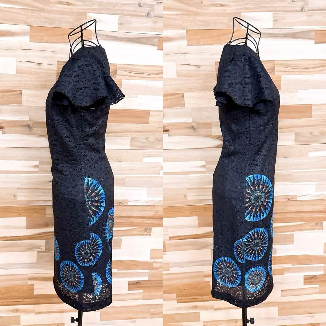 花柄フラワー 総レース