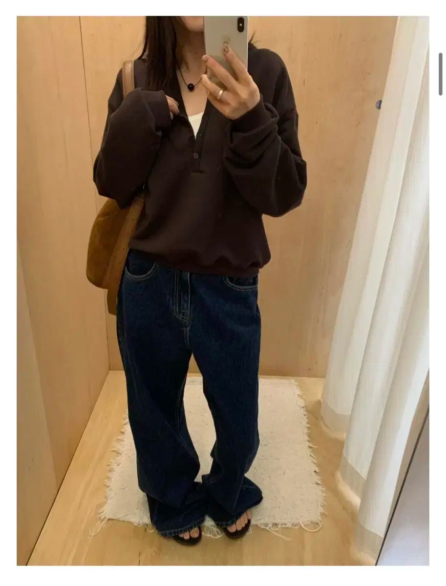 タグ ダークブルー デニム パンツ Lサイズ