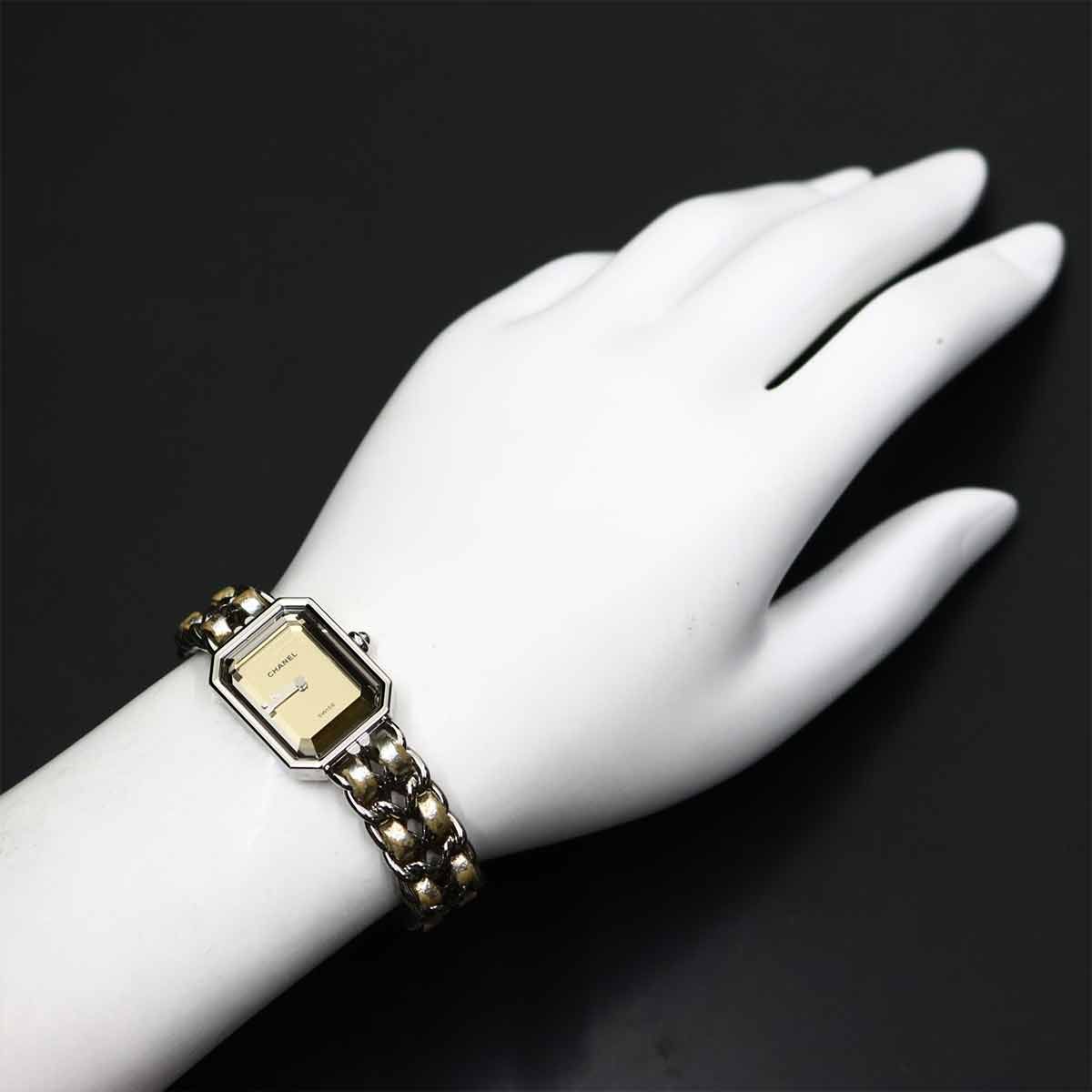 シャネル CHANEL プルミエール ロック H5584 世界限定1000本 レディース 腕時計 ゴールドミラー クォーツ Premiere Rock 90294233 中古)CHANEL シャネル プルミエール ロック H5584 【世界1000本限定
