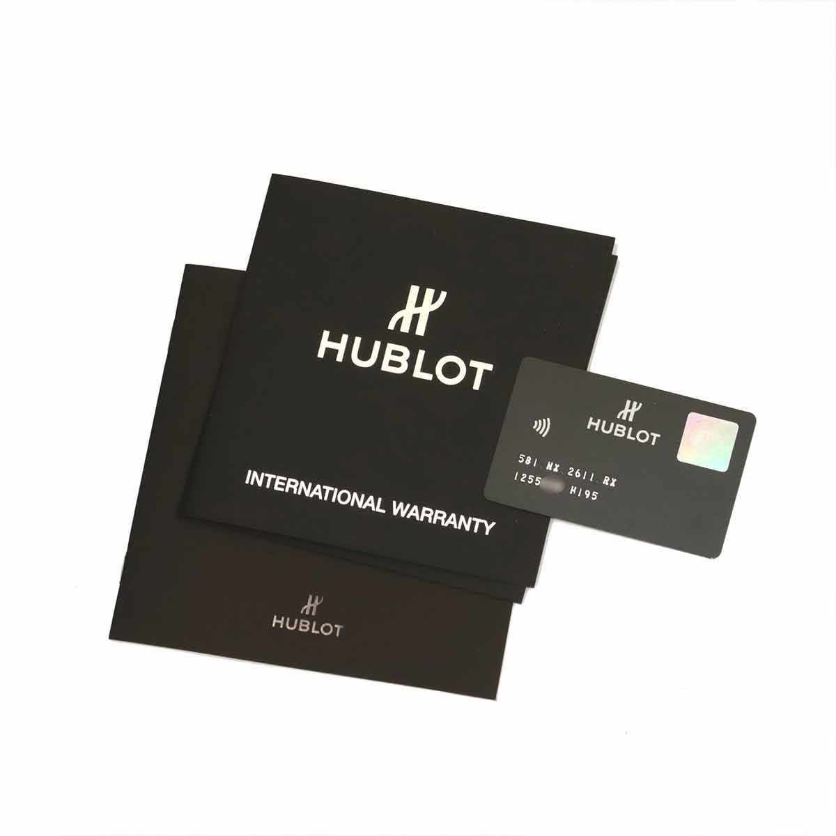 ウブロ HUBLOT クラシックフュージョン チタニウム オパリン 581 NX 2611 RX レディース 腕時計 デイト クォーツ Classic fusion