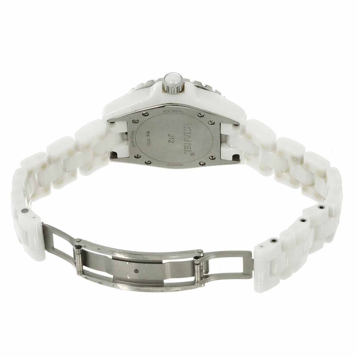 シャネル CHANEL J12 33mm H2123 レディース 腕時計 12P ダイヤ デイト