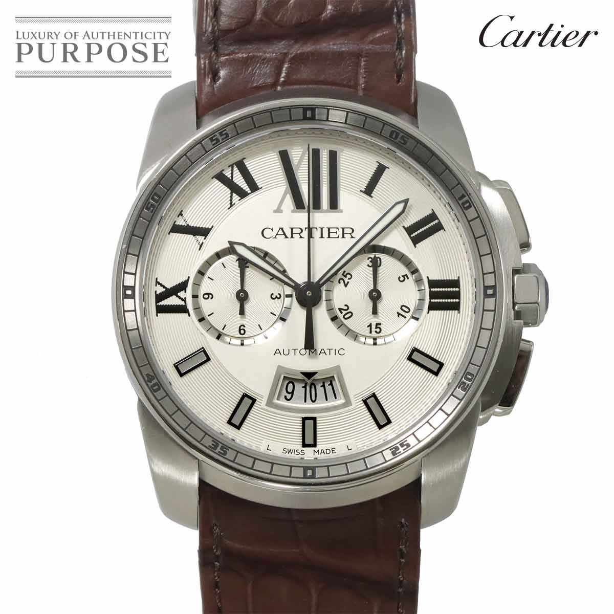 カルティエ Cartier カリブル ドゥ カルティエ クロノグラフ W7100046 